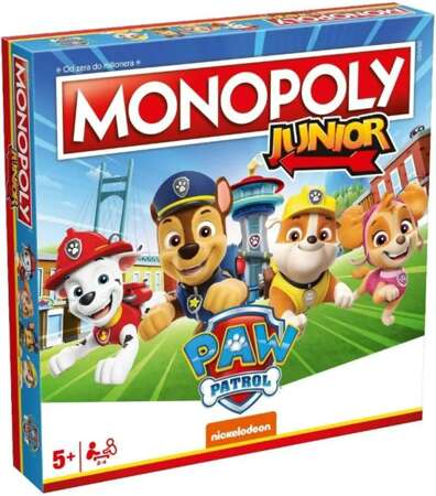 Monopoly Junior Psi Patrol Rodzinna Gra Planszowa Towarzyska Winning