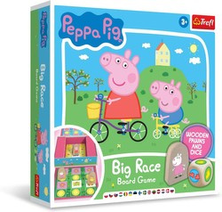 Gra Rodzinna Towarzyska Świnka Peppa Pepa Pig Wielki Wyścig 3+ Trefl