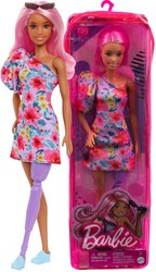 Barbie Lalka Kolekcjonerska Modowa #189 różowa modelka z protezą nogi