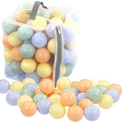 Zestaw piłeczki do suchego basenu 100 sztuk kilki piłki plastikowe pastelowe
