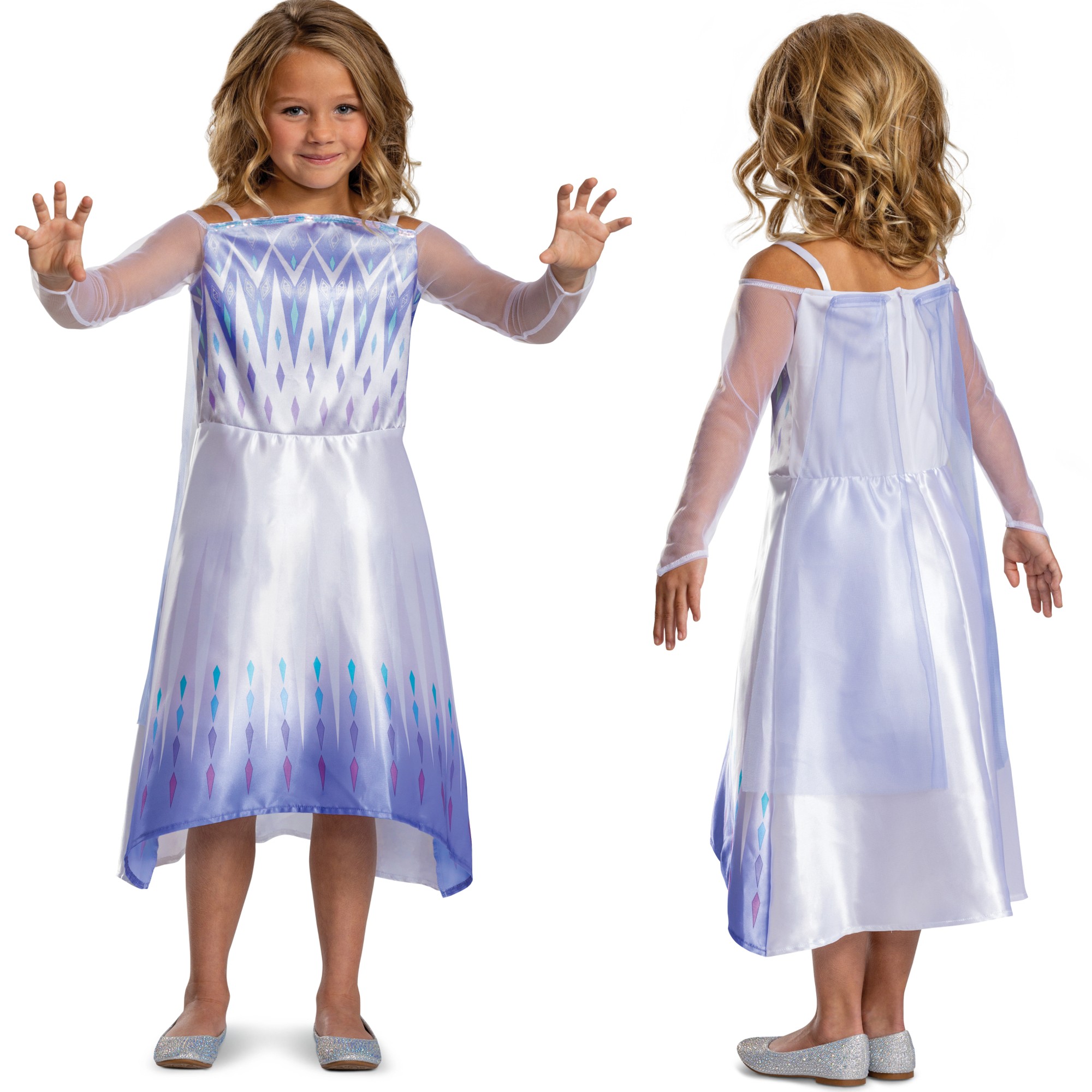 Strj karnawaowy Disney Kraina Lodu Elsa Frozen ksiniczka 125-135 cm (7-8 lat)