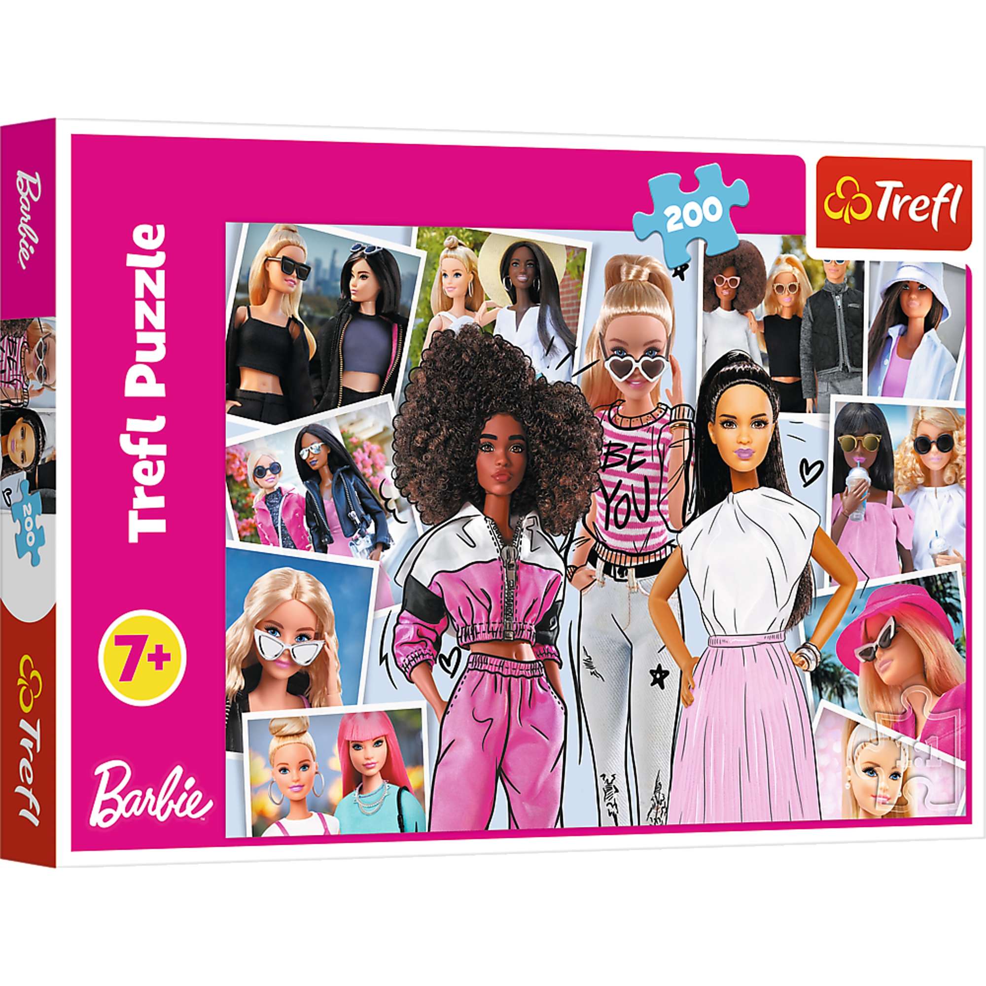 Trefl Puzzle Barbie - W wiecie Barbie 200 elementw 48x34