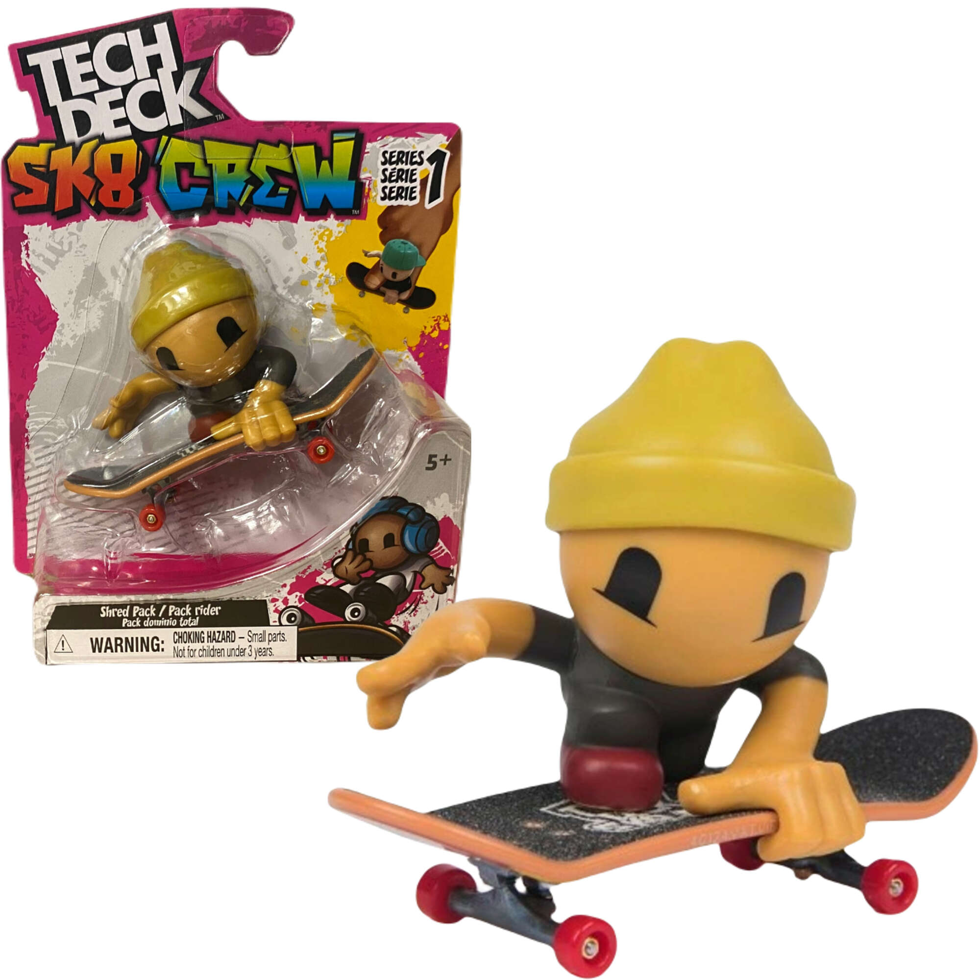 Tech Deck Sk8 Crew S1 zestaw deskorolka+figurka