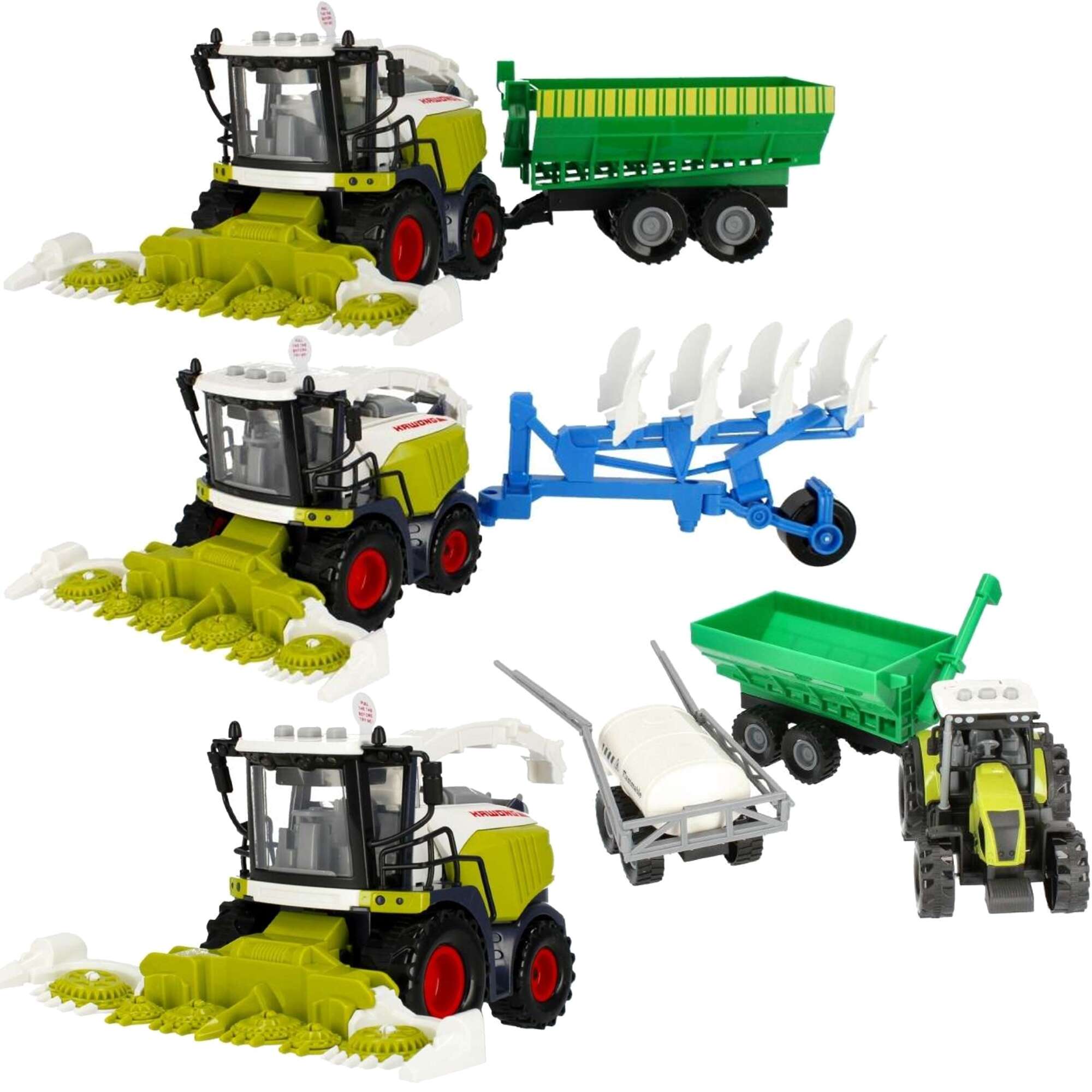 Duy zestaw Moje Ranczo Kombajny zboowe rolnicze Traktor z naczepk