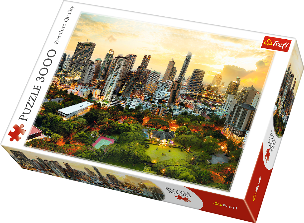 Trefl Puzzle Zachd Soca w Bangkoku ukadanka 3000 elementw