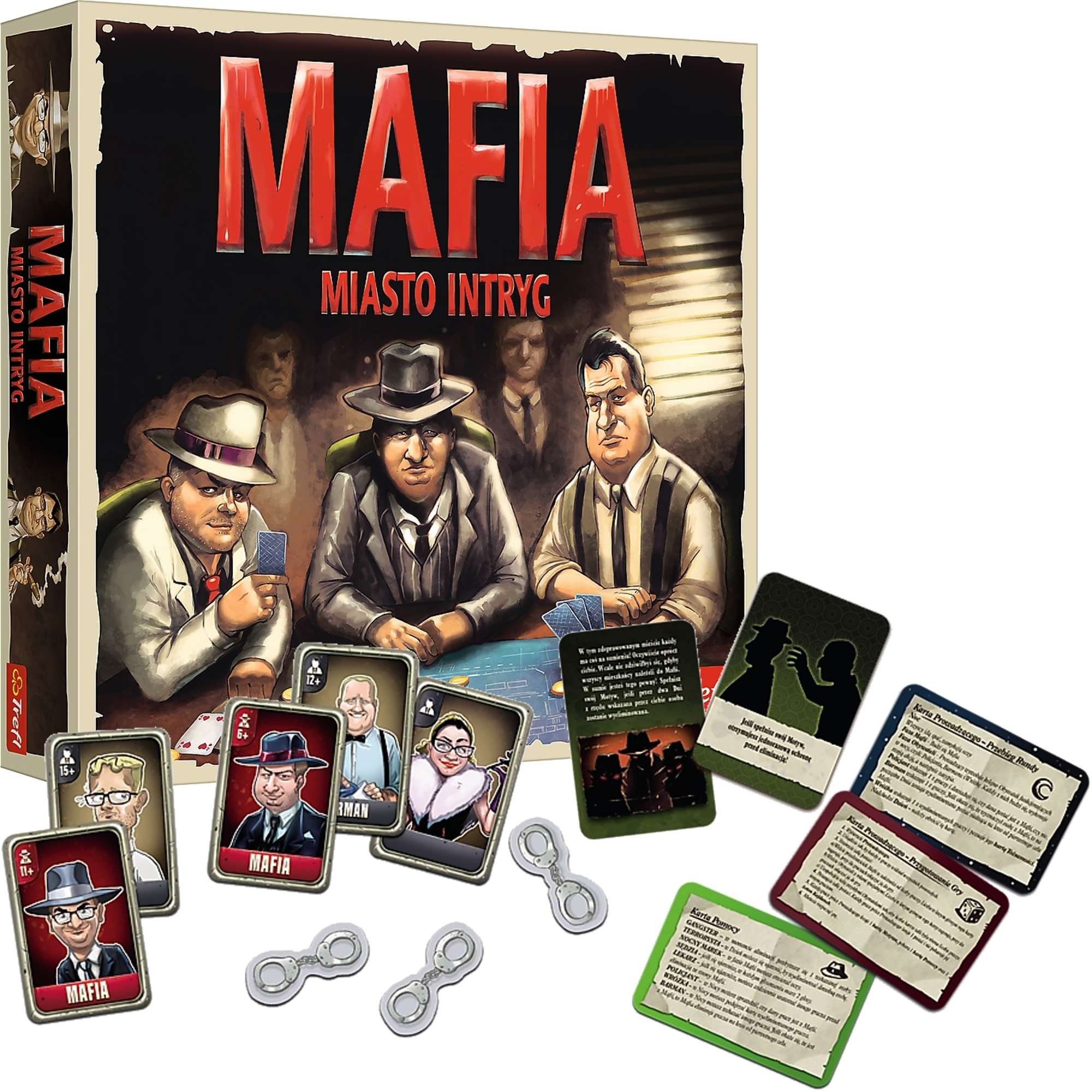 Gra Mafia Miasto intryg Trefl gra towarzyska