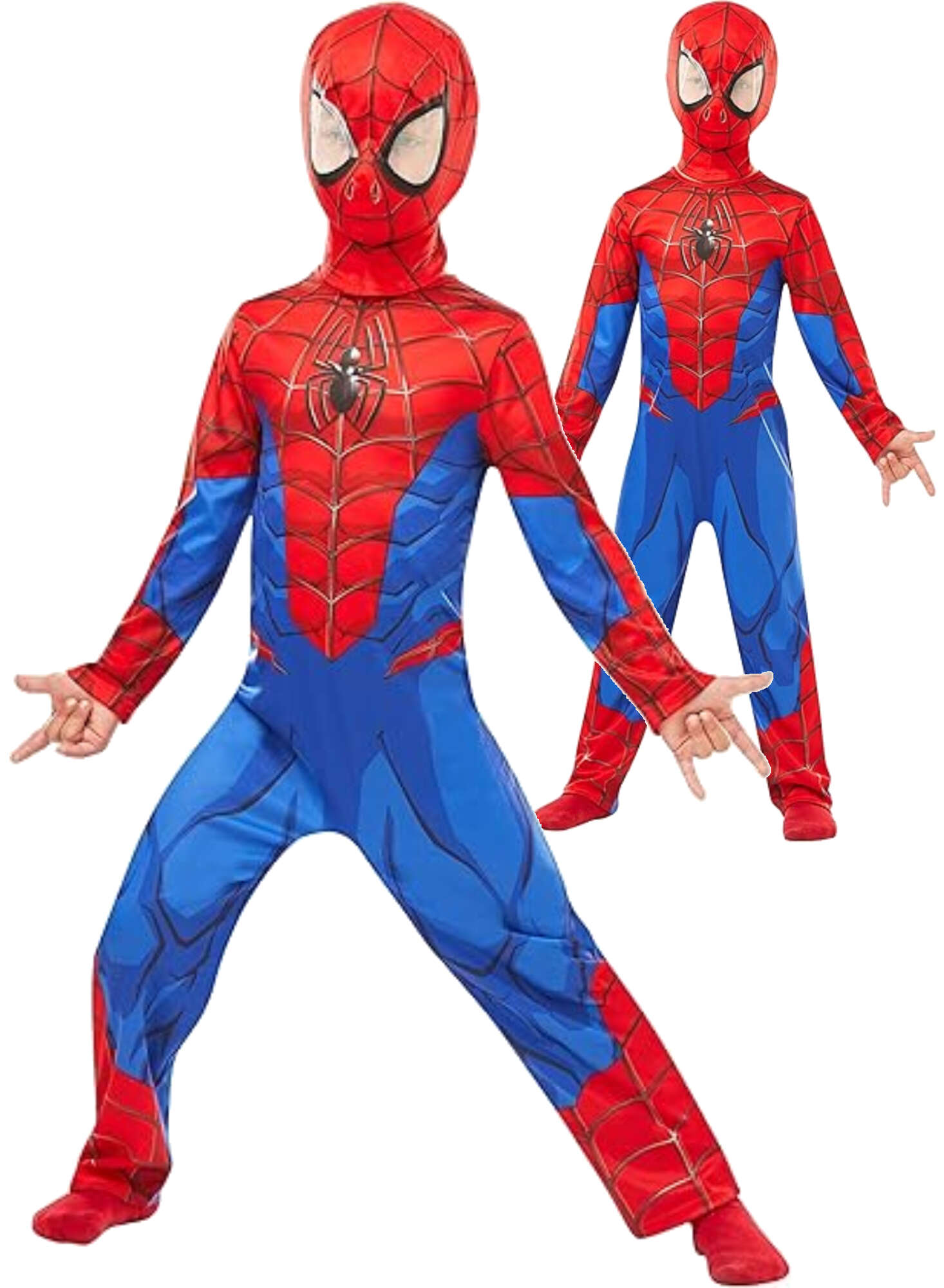 Strj karnawaowy Marvel Spiderman kostium czerwone przebranie 110-116 cm (5-6 lat)