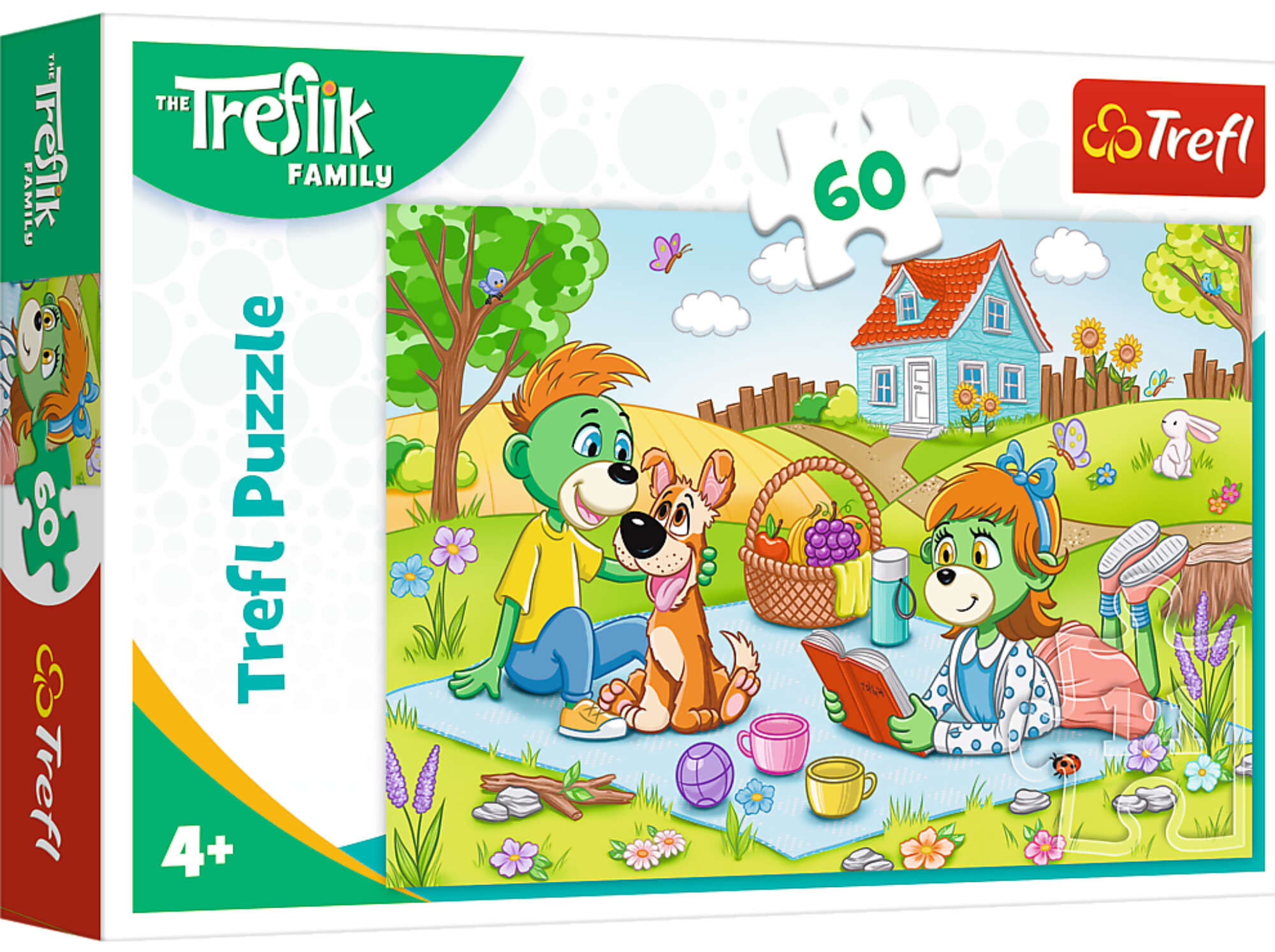 Trefl Puzzle 60 elementw Przygody Rodziny Treflikw Treflik's Family adventures