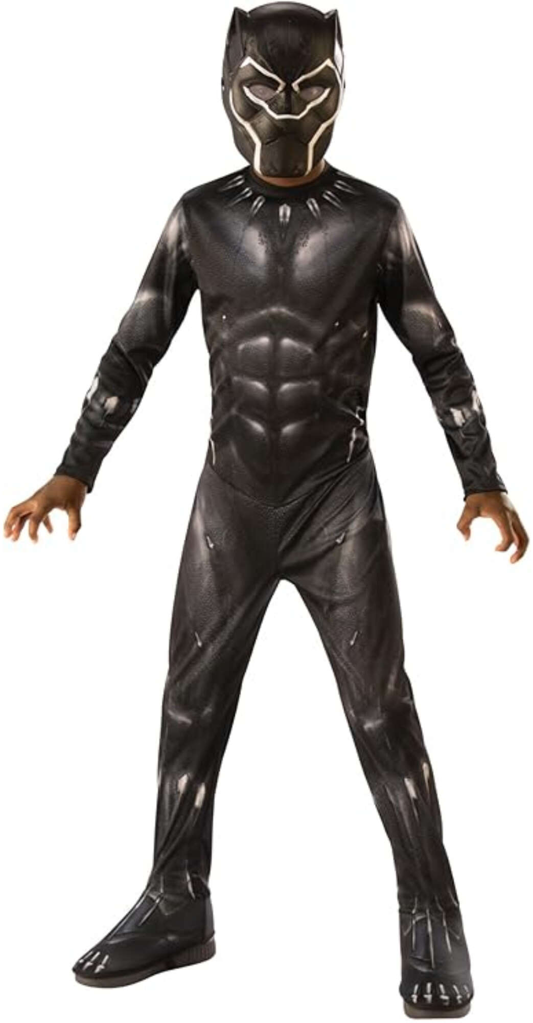 Strj karnawaowy Marvel Black Panther kostium Czarna Pantera czarne przebranie 128-134 cm (8-10 lat)