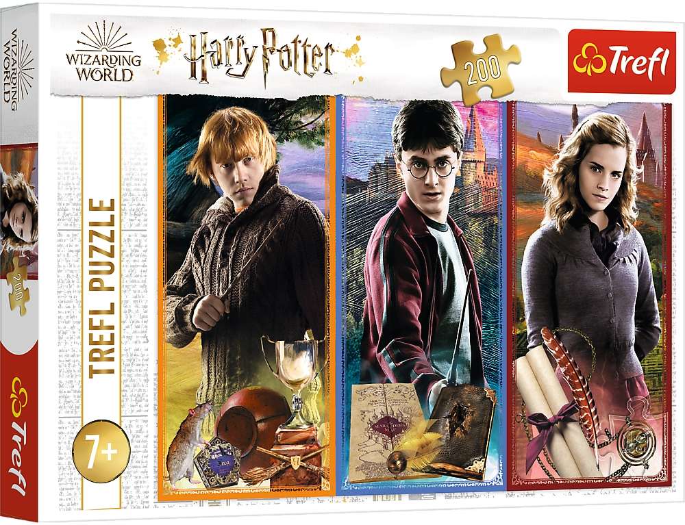 Puzzle 200 elementw Harry Potter W wiecie magii i czarw