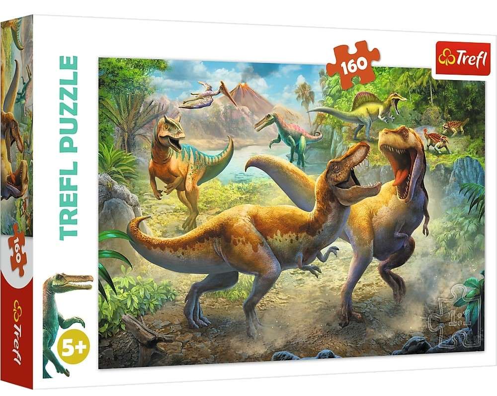 Puzzle Walczce tyranozaury Dinozaury Trefl 160 elementw