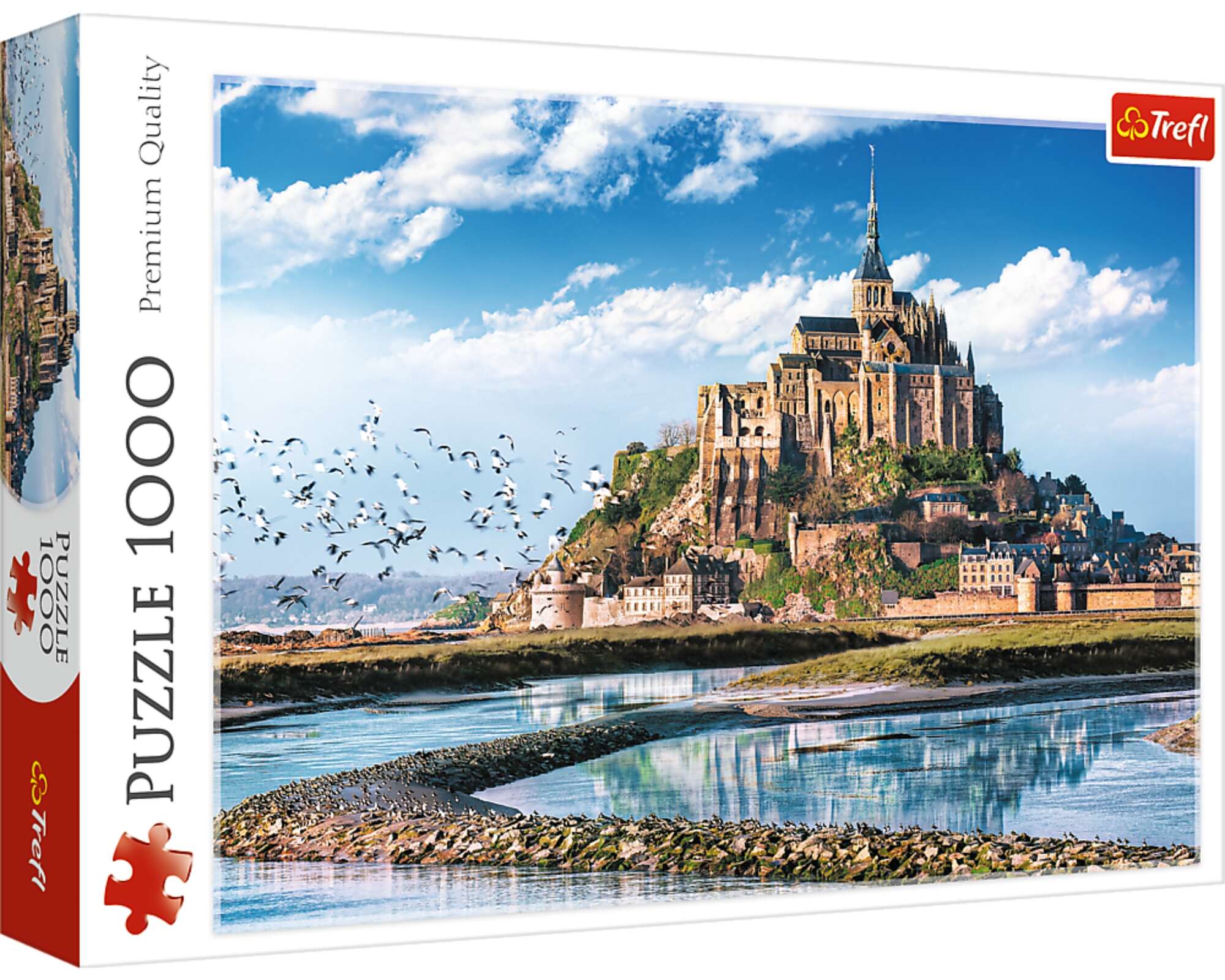 Trefl Puzzle Tradycyjne 1000 elementw Mont-Saint-Michel Francja