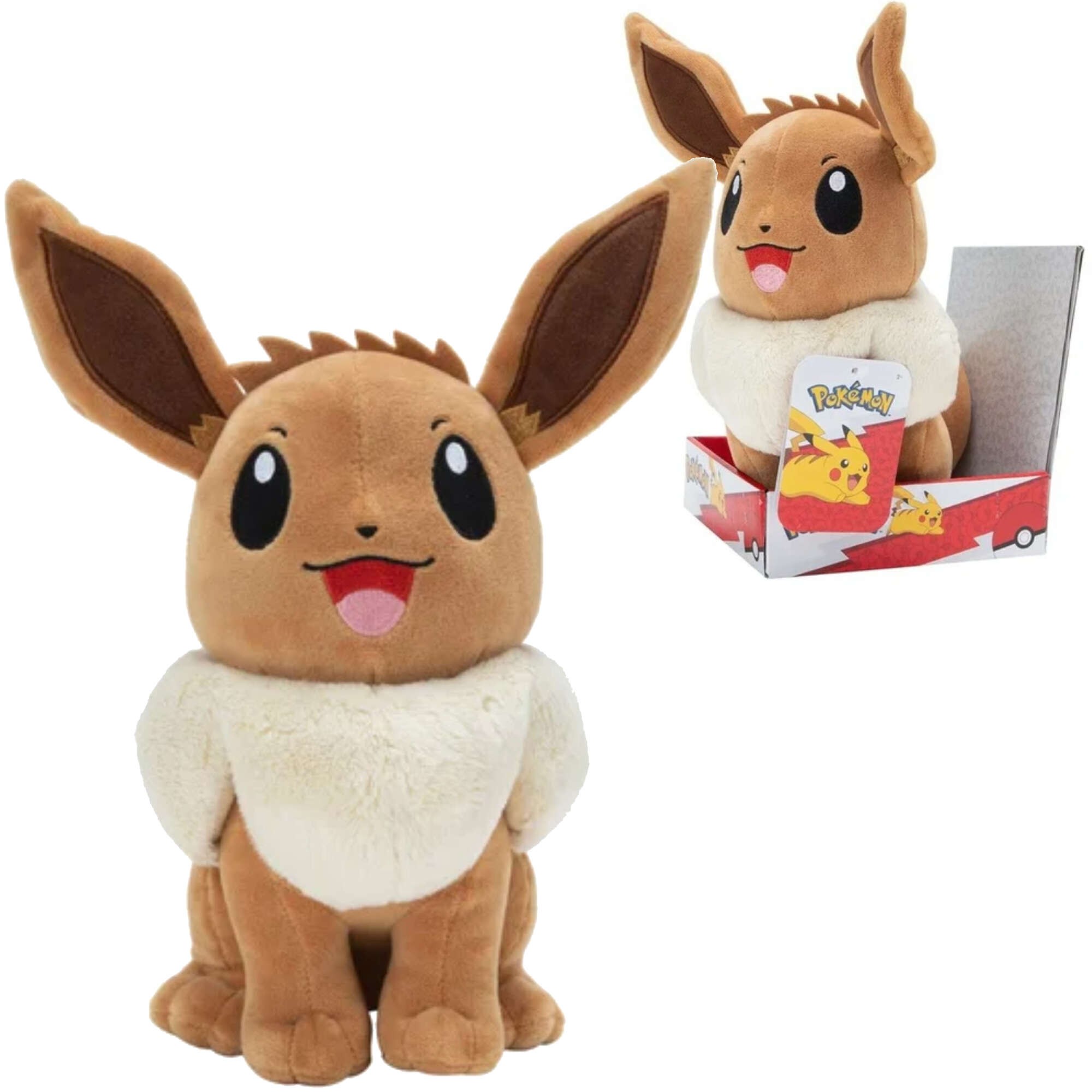 Pokemon Eevee Maskotka Pluszak 25 cm Jazwares