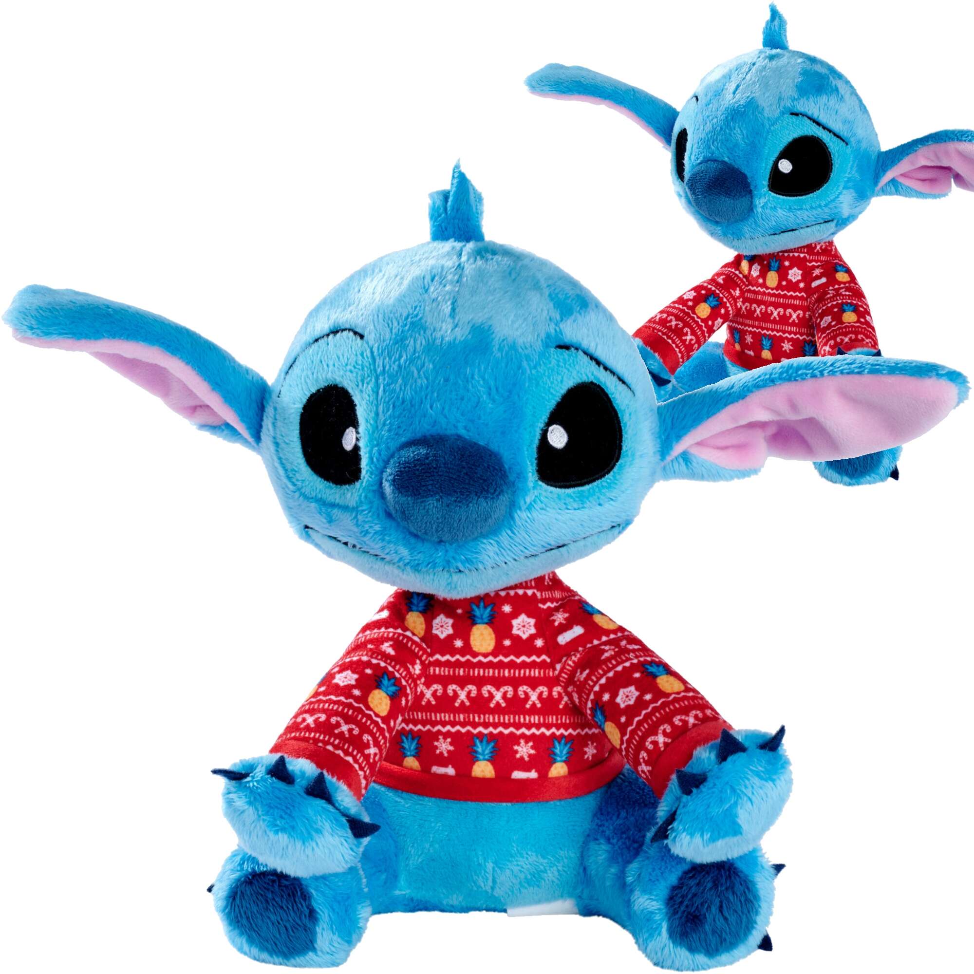 Disney Lilo&Stitch Maskotka Stich w witecznym sweterku pluszak 25cm