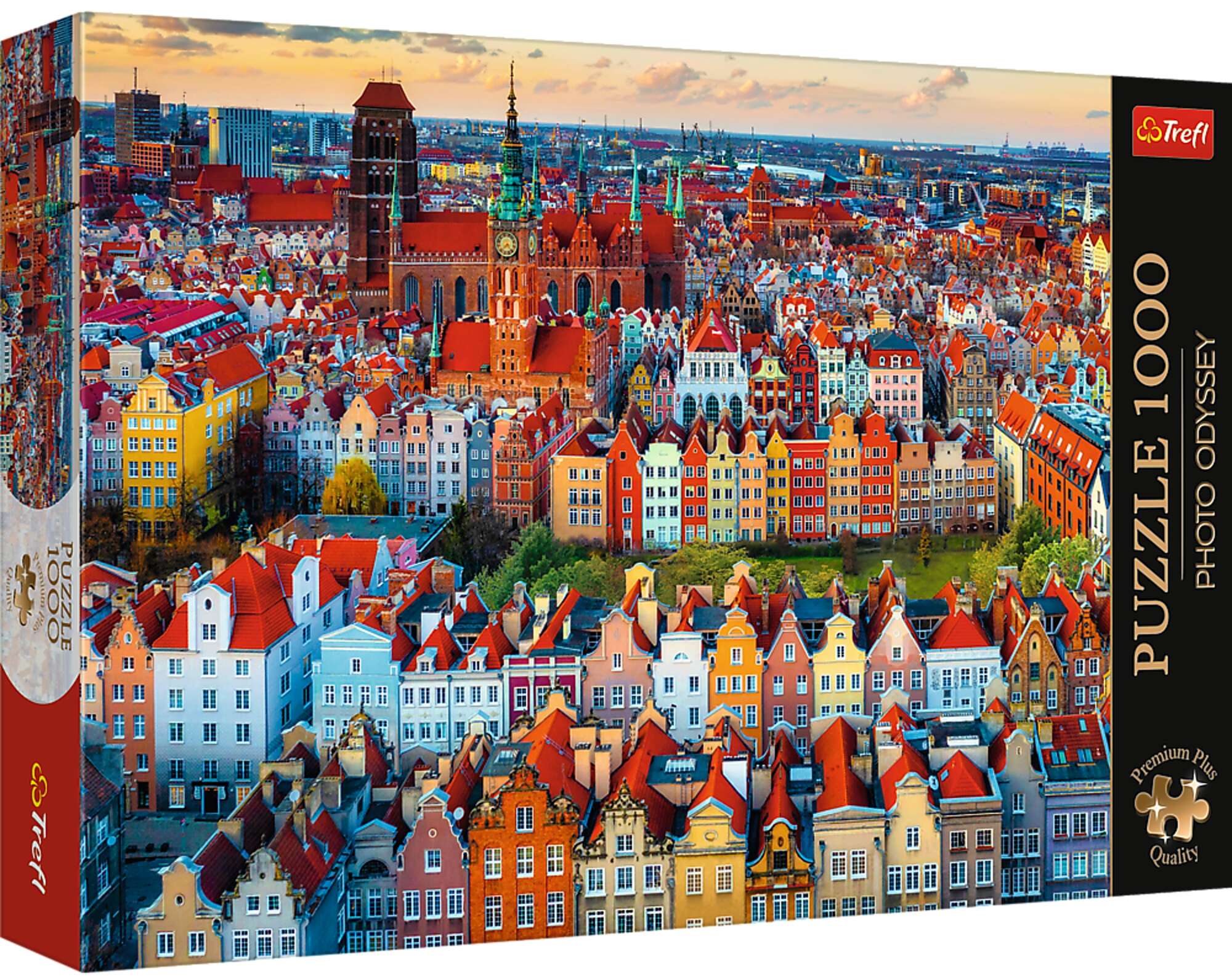 Puzzle 1000 Widok na Gdask Trefl