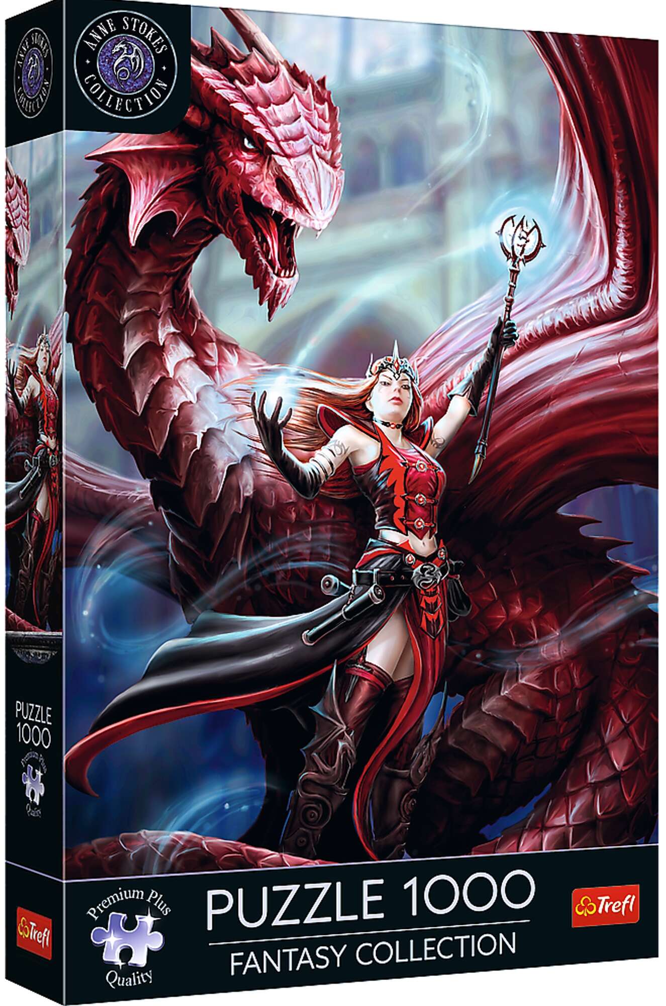 Puzzle 1000 Fantasy Collection Szkaratny Mag Trefl Anne Stokes Collection 12+