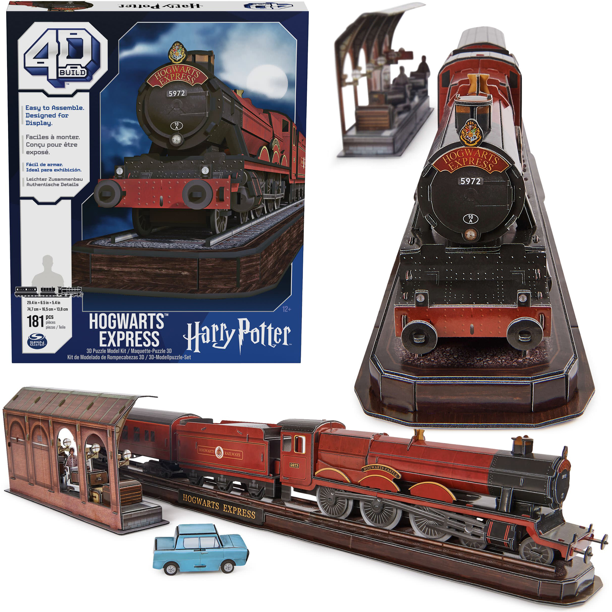 Puzzle 4D Build Harry Potter pocig Hogwarts Express model 3D do zoenia