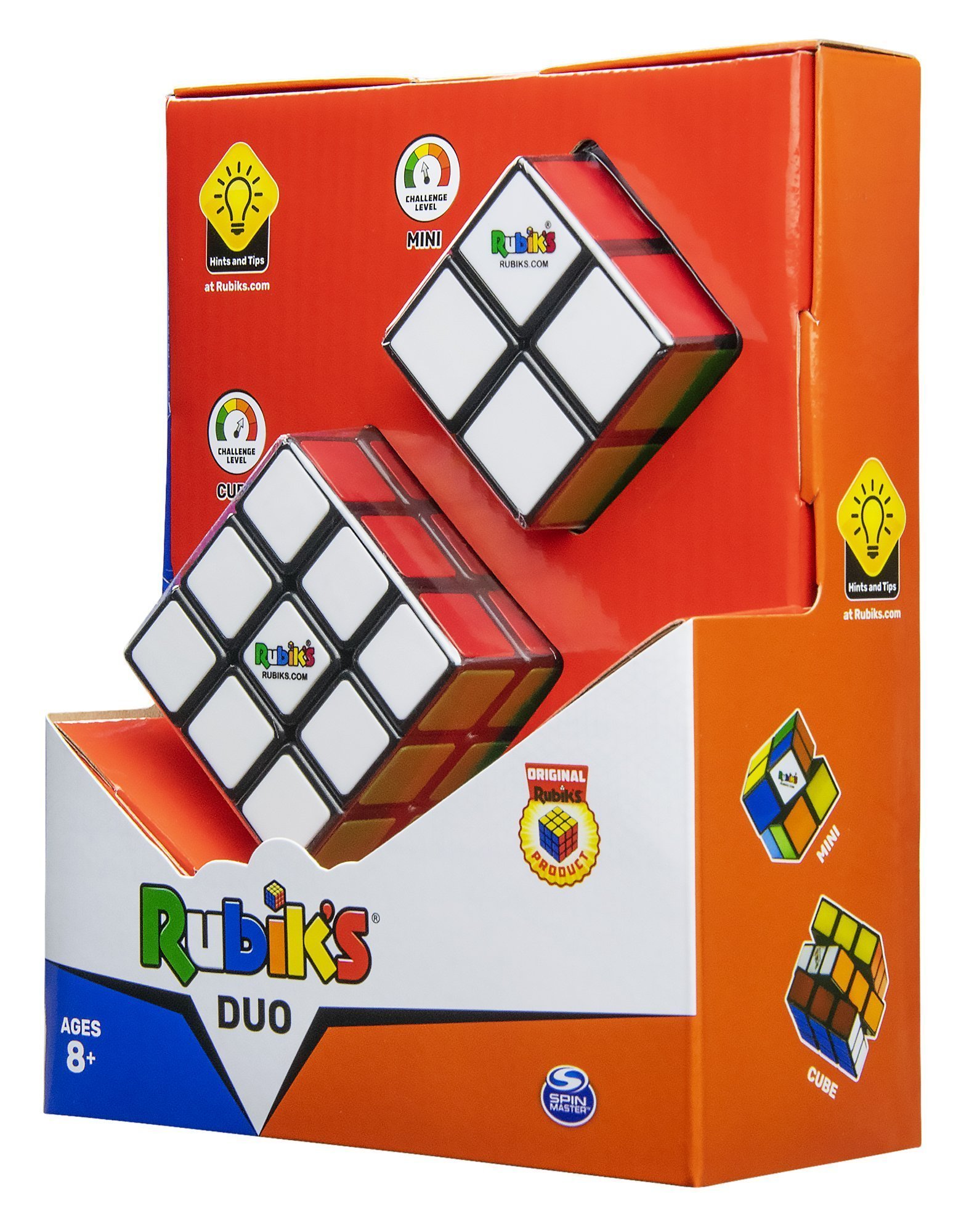Zestaw 2w1 klasyczna Kostka Rubika oryginalna ukadanka Rubik's cube 2x2 i 3x3 Spin Master