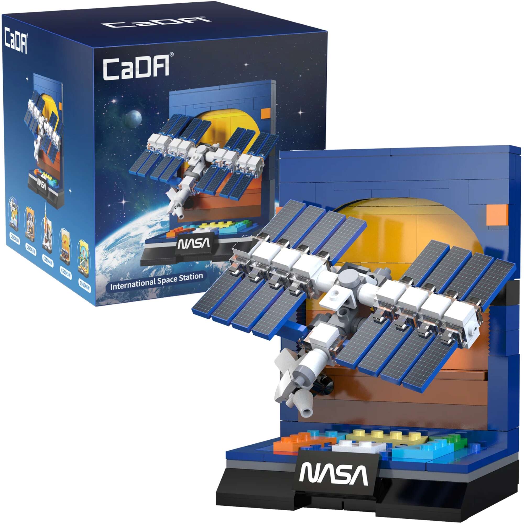 Klocki Konstrukcyjne Cada NASA wystawa satelita Intenational Space Station 188 elementw