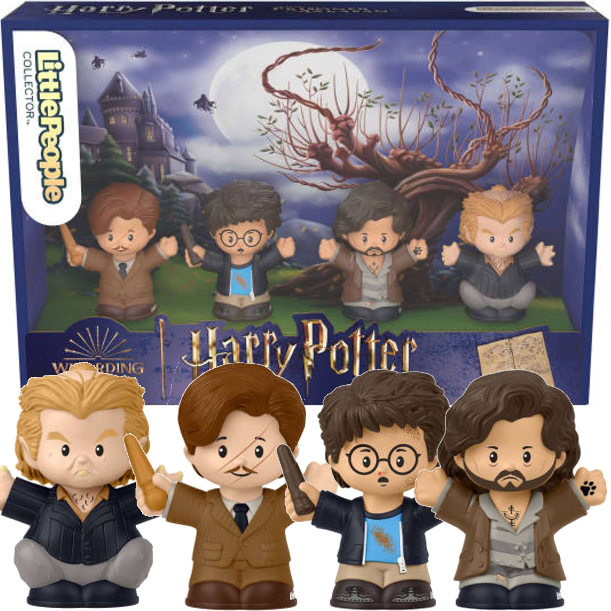 Harry Potter i Wizie Azkabanu Zestaw 4 figurki kolekcjonerskie czarodzieje