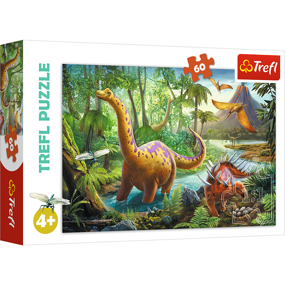 Puzzle 60 Wdrwka dinozaurw