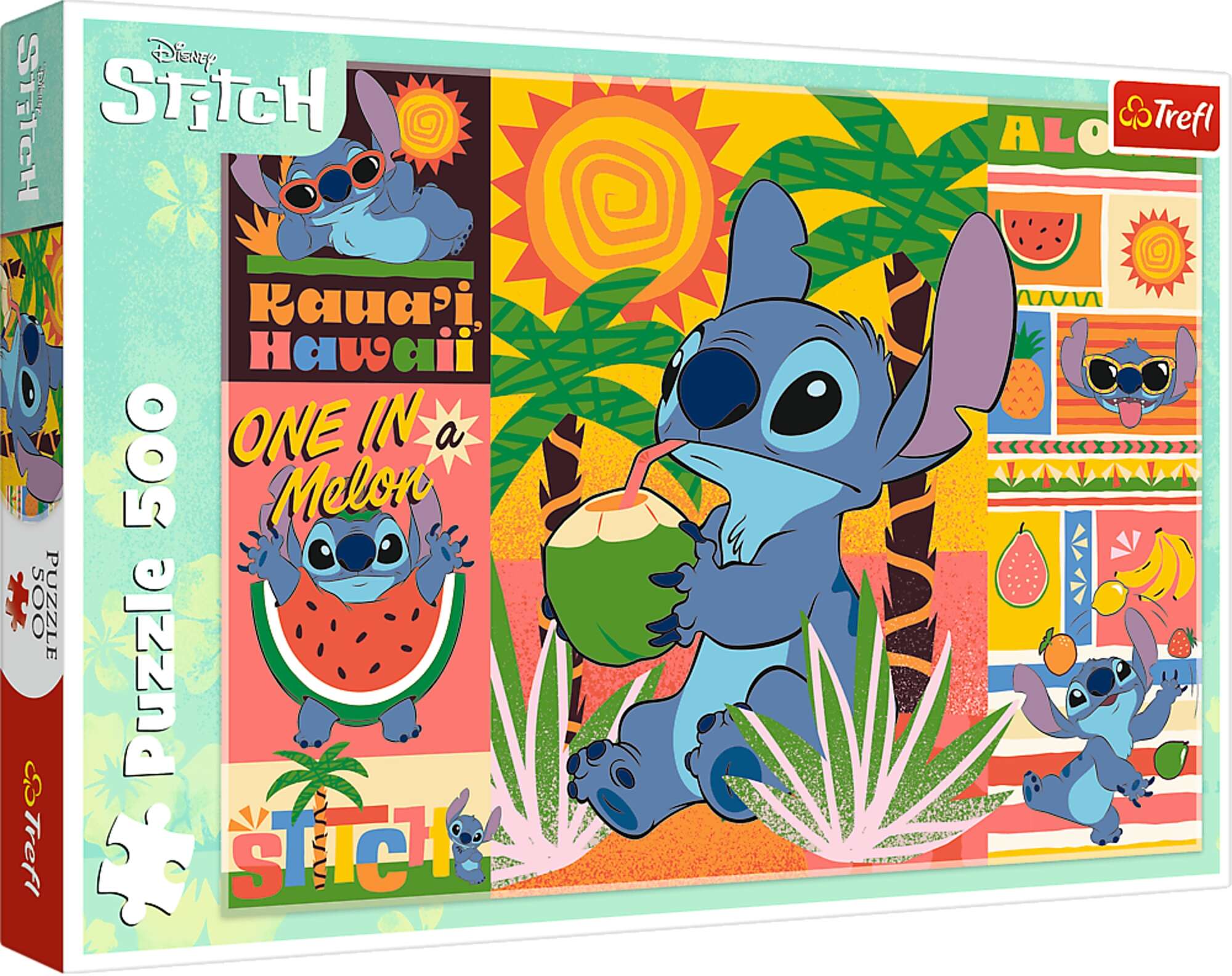 Puzzle Holidays With Stitch Wakacje Ze Stitchem Trefl 8+