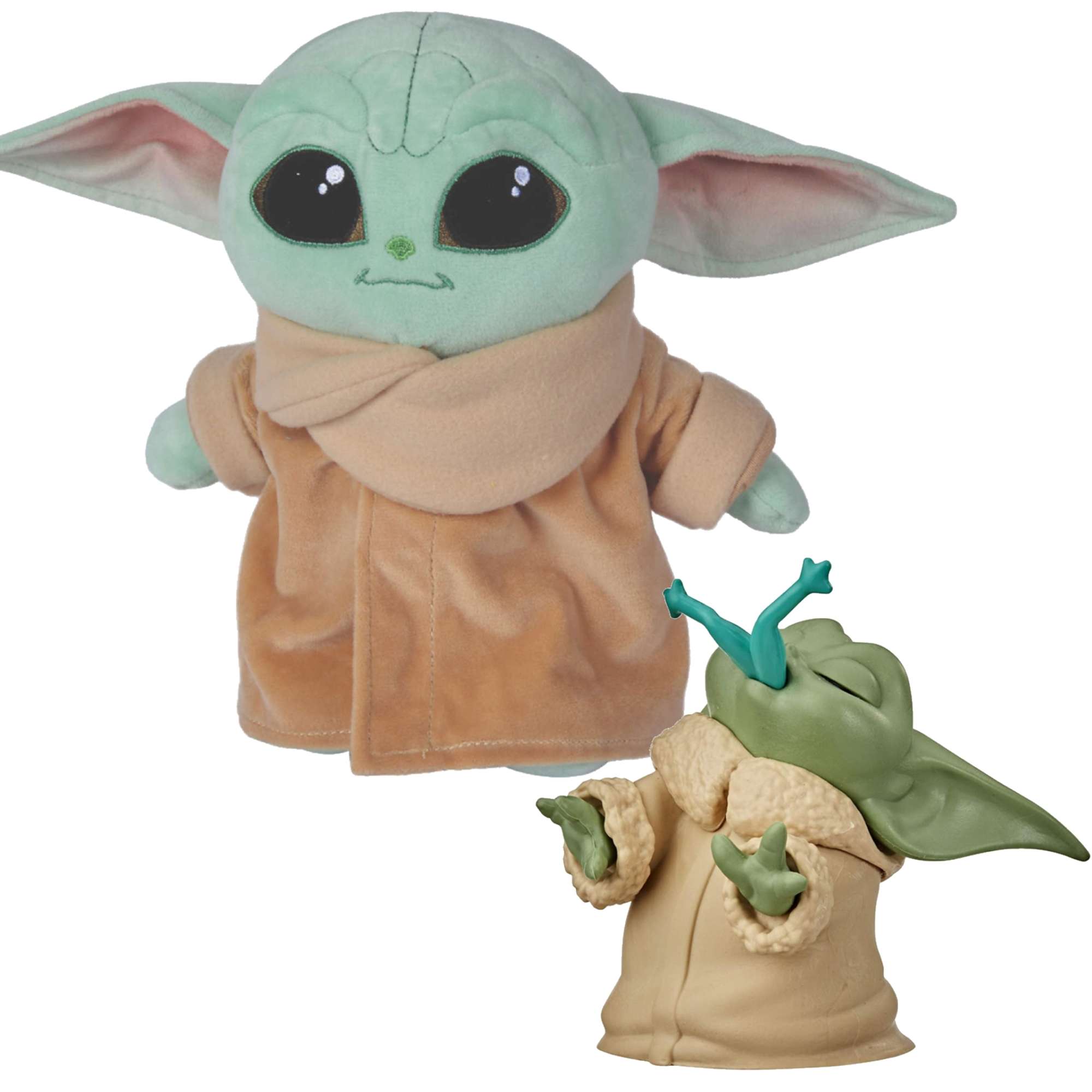 Zestaw Star Wars Disney Baby Yoda Mandalorian figurka 6cm + Maskotka Mandalorian Baby Yoda 25 cm