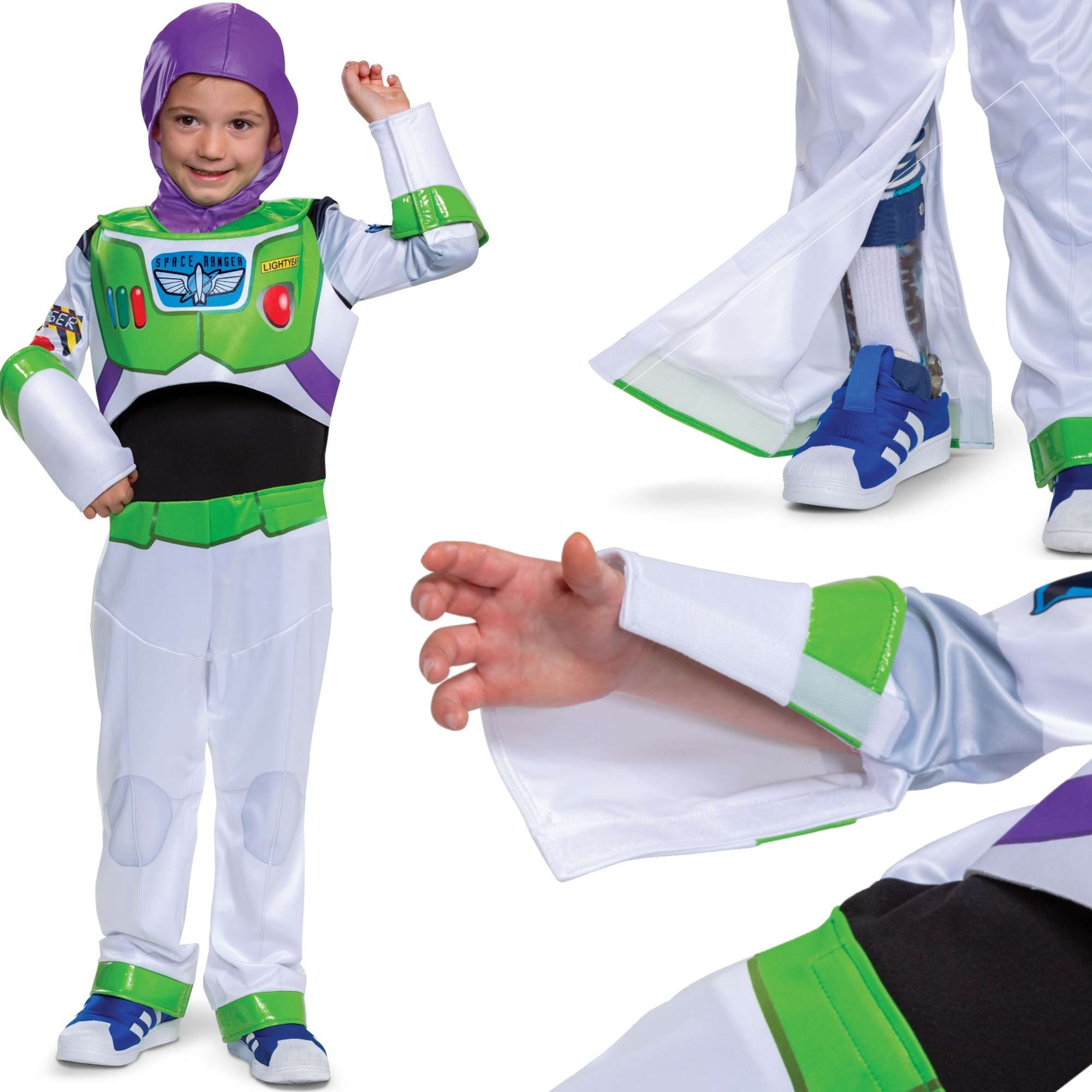 Strj karnawaowy Toy Story dla dzieci Buzz Lightyear kostium przebranie 110-122 cm (4-6 lat)