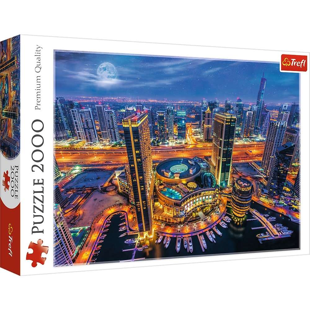 Puzzle wiata Dubaju Trefl 2000 elementw