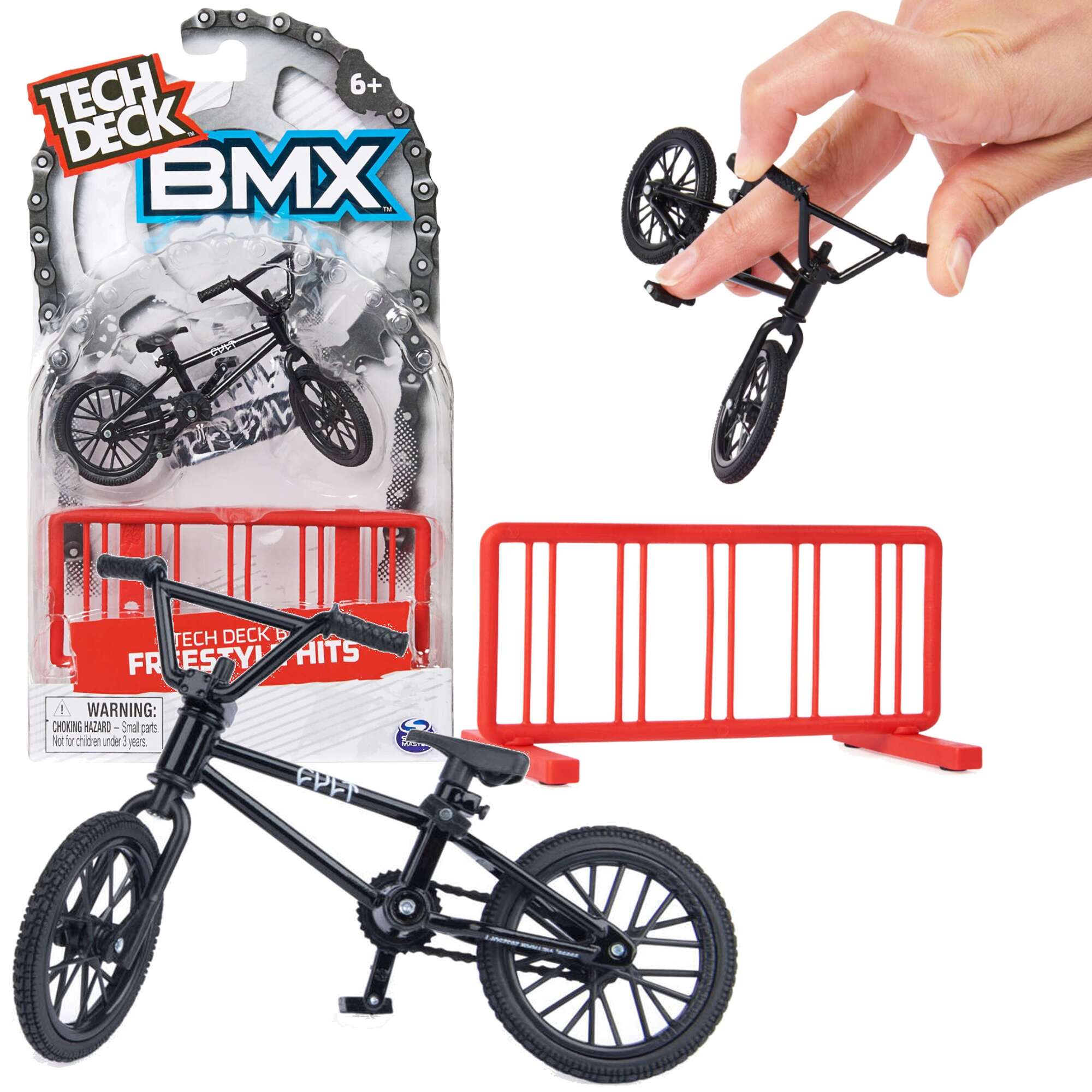 Fingerbike mini rower BMX Cult w zestawie z przeszkod Tech Deck Spin Master