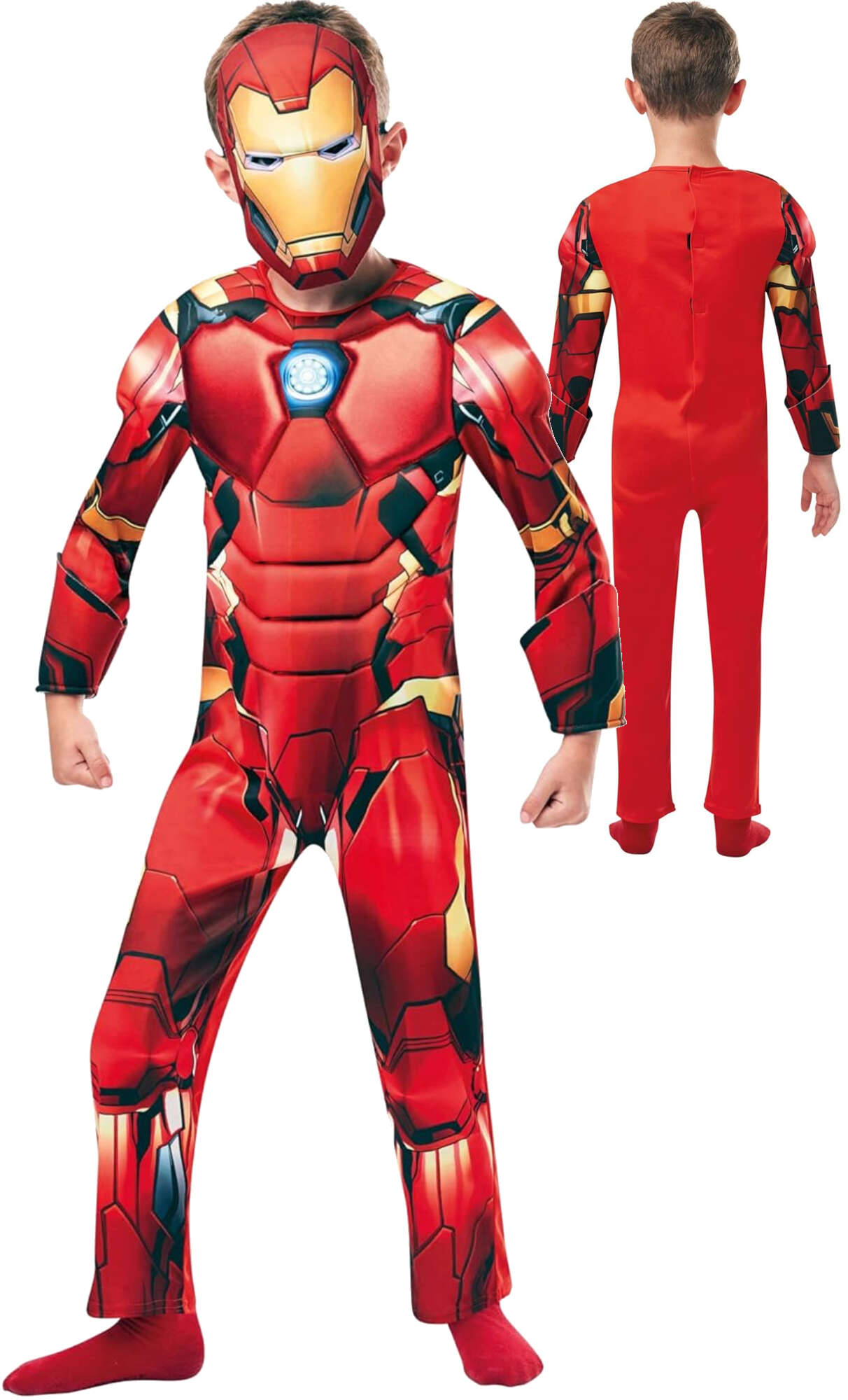 Strj karnawaowy Marvel Iron Man kostium czerwone przebranie 122-128 cm (7-8 lat)