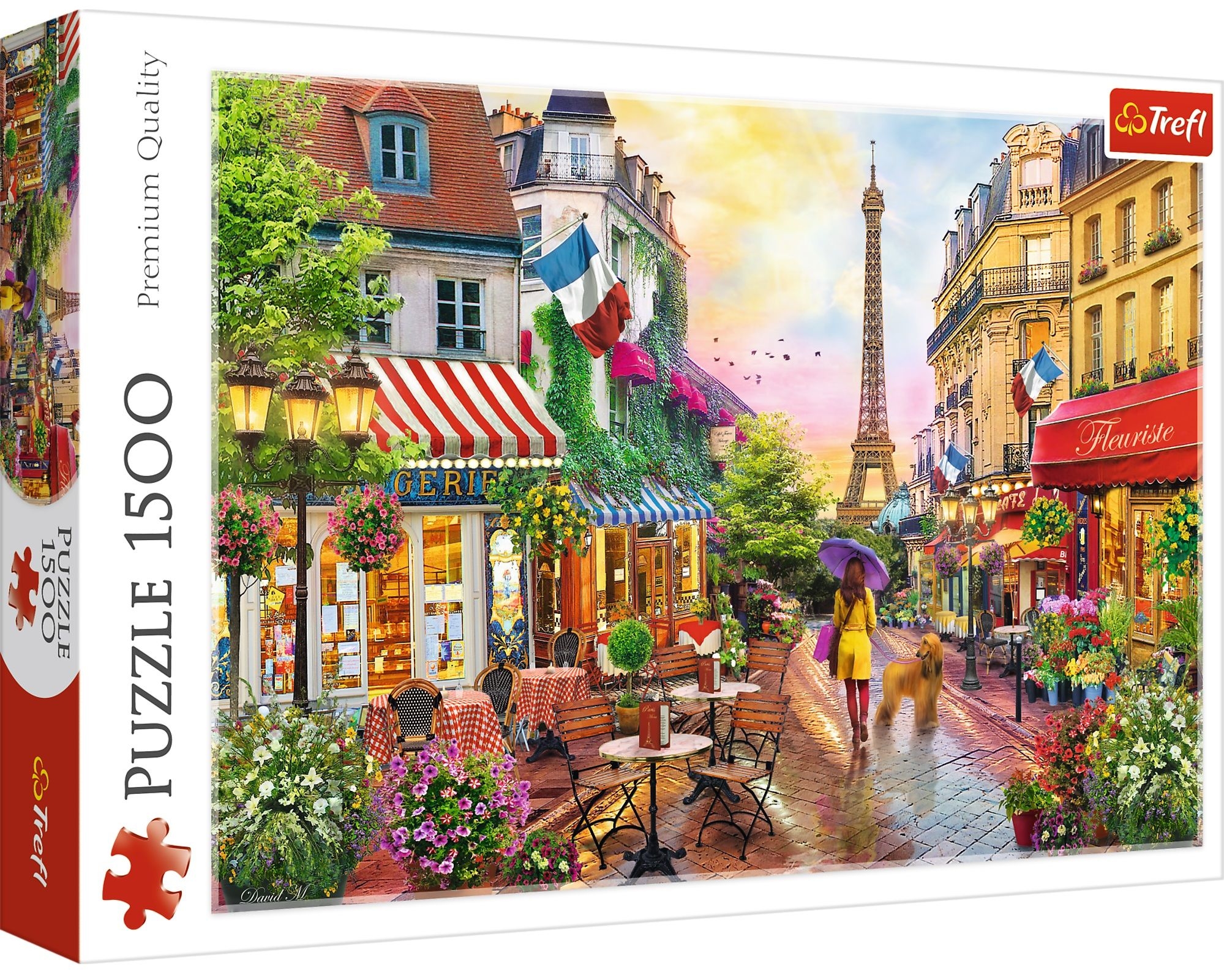 Puzzle 1500 Urok Parya Wiea Eiffla Trefl