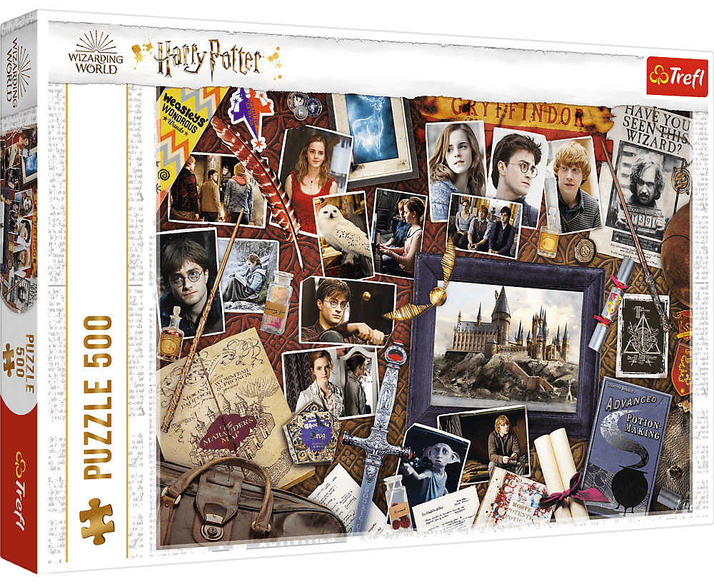 Trefl 37400 Puzzle 500 elem. Harry Potter Pamiątki z Hogwartu : Humbi.pl