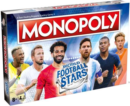 Monopoly Towarzyska Rodzinna Gra Planszowa World Football Stars Angielski 8 Humbi Pl