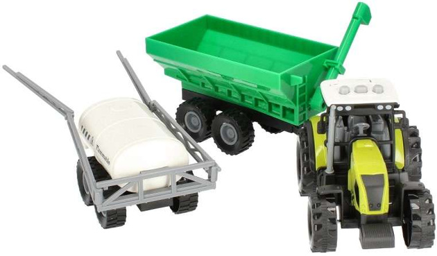 Zestaw Moje Ranczo traktor + naczepy