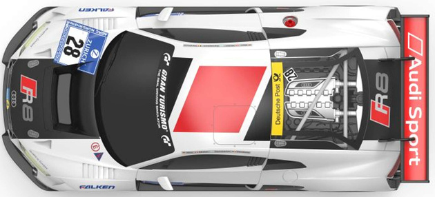 Zdalnie sterowane auto Audi R8 LMS RC biały pojazd sportowy 1:18 Rastar