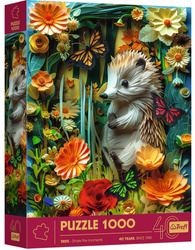 Trefl Puzzle 1000 elementów Jeż 3D 40 Rocznica