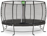 Trampolina ogrodowa z siatką zabezpieczającą Lotus Premium 427 cm czarna