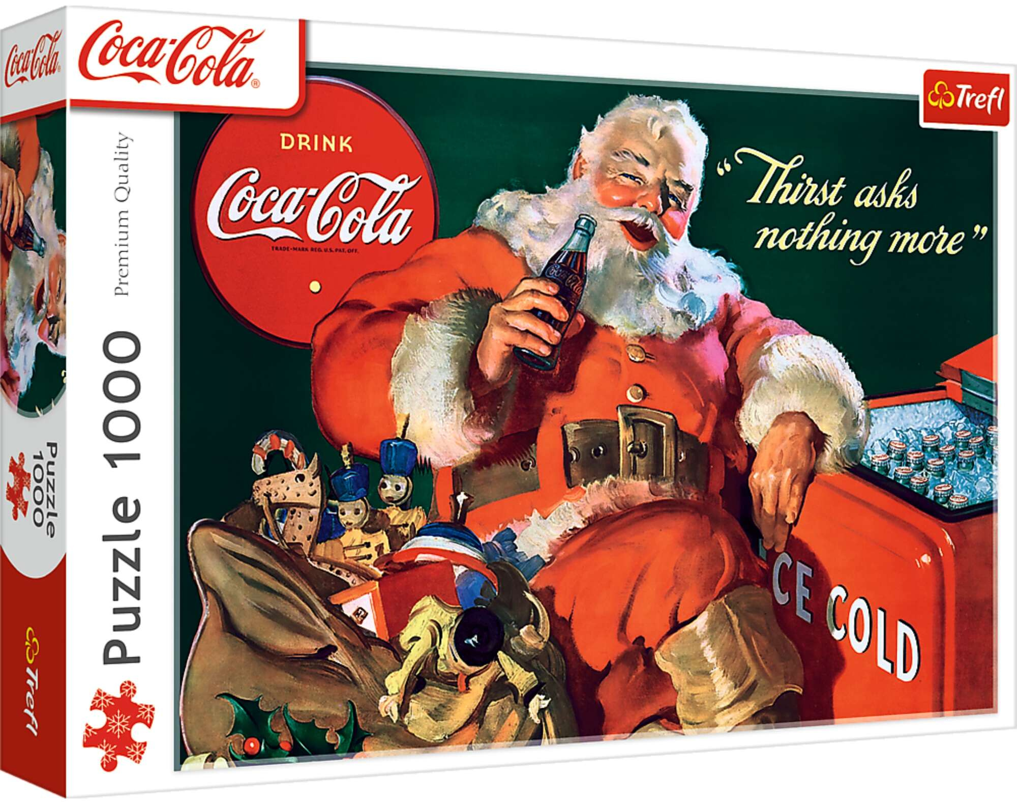 Puzzle 1000 Coca Cola Prezenty Od Mikoaja Trefl