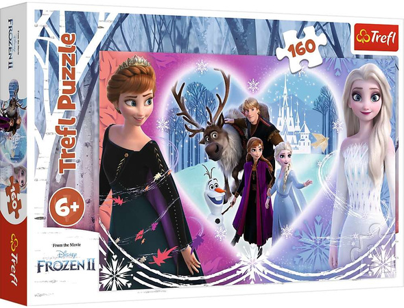 Kraina Lodu II Puzzle 160 elementów Frozen II Radosne chwile