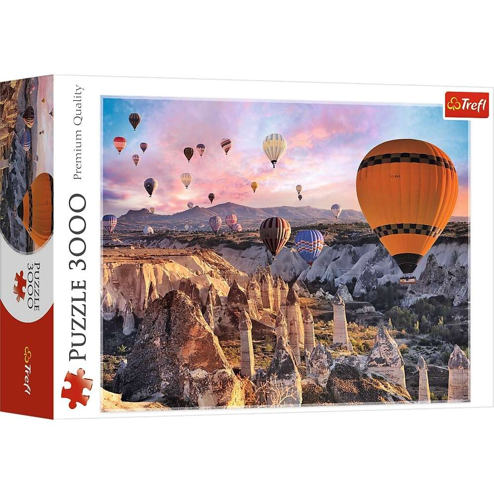 Puzzle Balony nad Kapadocj 3000 elementw Trefl