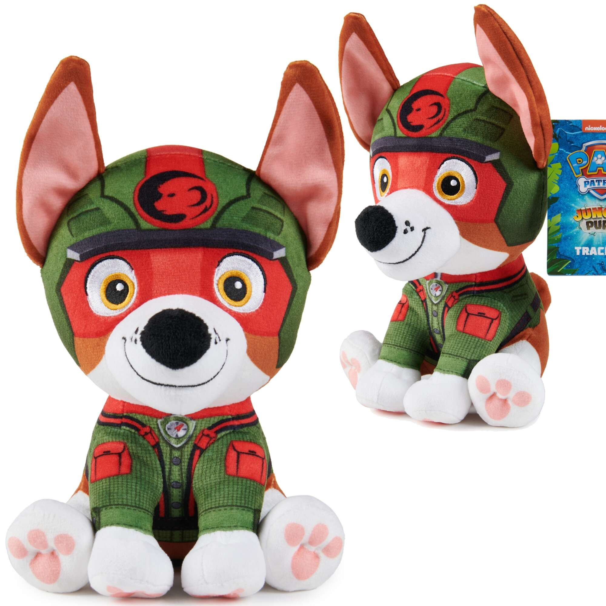 Psi Patrol Jungle Pups Maskotka Tracker pluszak mikka przytulanka Piesek 18 cm