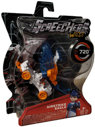Screechers Wild! Transformujący Pojazd Airstrike Eagle Niebieski Orzeł