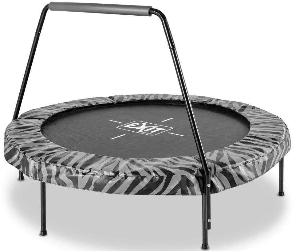 Trampolina dla dzieci Tiggy Junior z porcz 140 cm czarna/szara