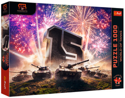 Trefl Puzzle 1000 elementów 15-lecie World of Tanks