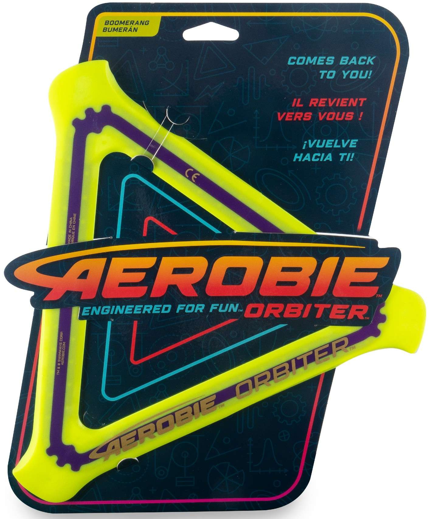 boomerang do rzucania Aerobie Orbiter Gra zrcznociowa Spinmaster