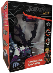 Screechers Wild! Zestaw Tansformujący Pojazd Devouring Panther Pantera samochód moneta