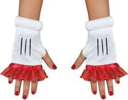Disney Myszka Minnie kostium, strój karnawałowy rękawiczki bez palców