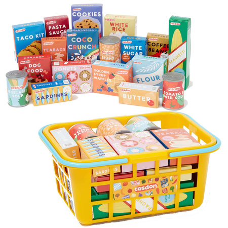 Koszyk sklepowy na zakupy z akcesoriami dla dzieci Casdon