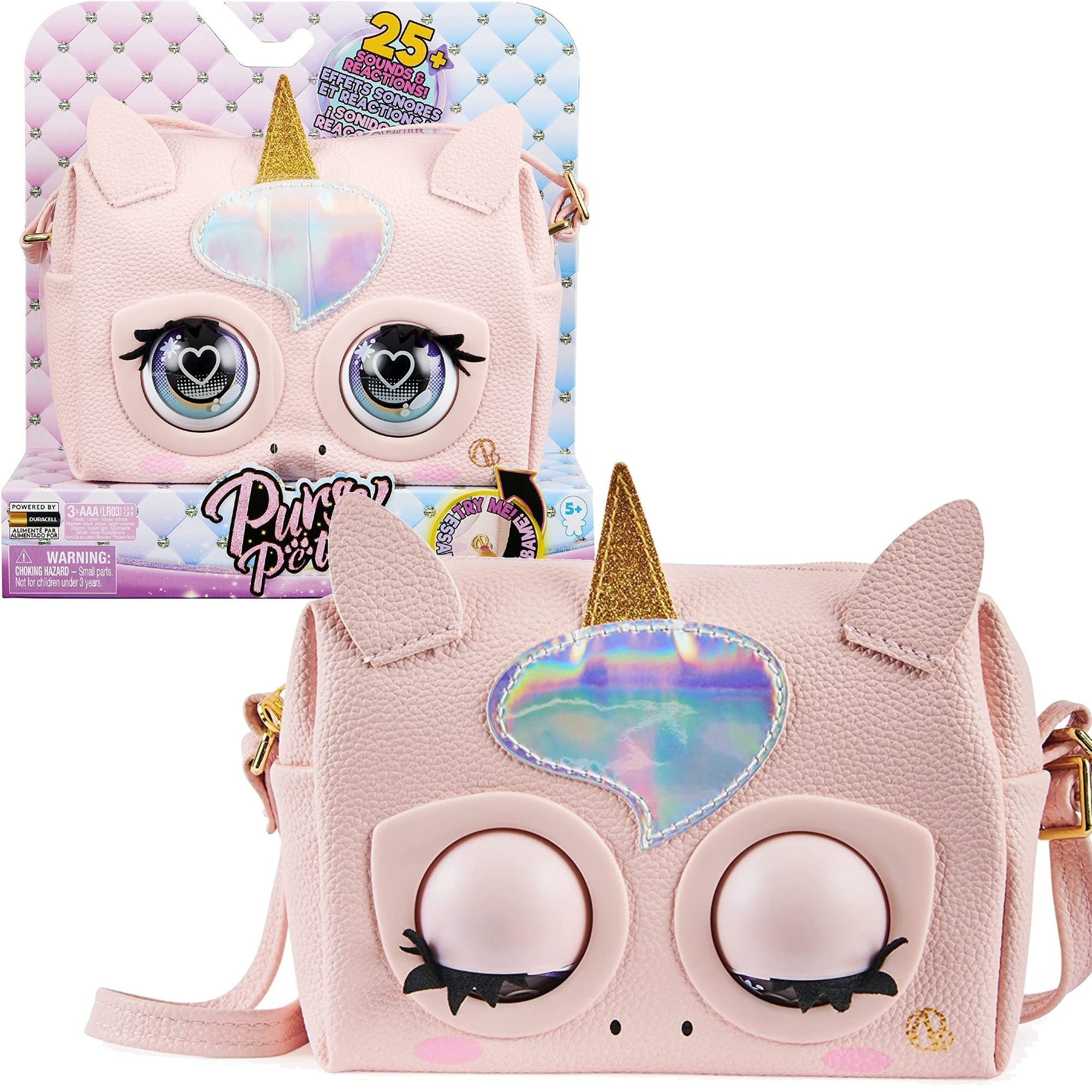 Purse Pets Glamicorn torebka interaktywna z oczami i dwikami